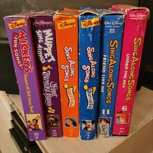 Disney Sing-Along Songs VHS Collection